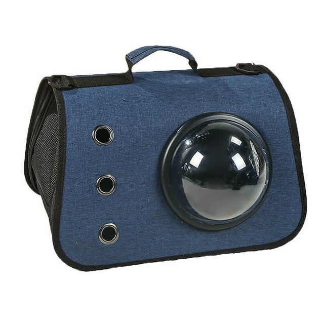 Transportín para gatos aprobado por la aerolínea, cómodo transportador de viaje para mascotas, bols TOMSHOO Bolso de hombro único