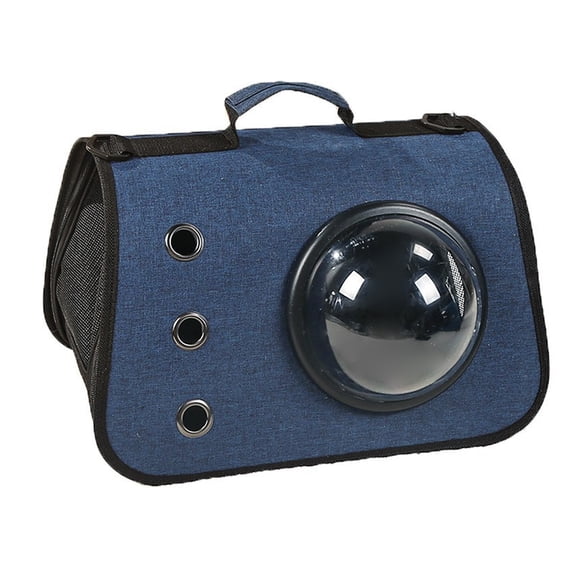 Transportín para gatos aprobado por la aerolínea, cómodo transportador de viaje para mascotas, bols Tomshoo Bolso de hombro único