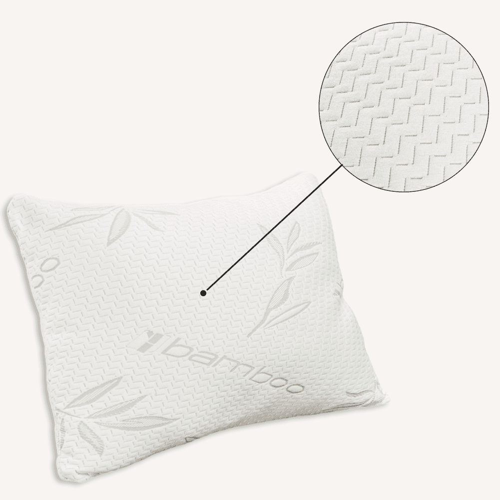 Lowestbest Memory Pillow, Memory Foam Pillow with Bamboo, Bed Adjustable Fit Pillows for Sleeping, Pillow with Washable Removable, 2pcs Lowestbest Memory Pillow, Memory Foam Pillow with Bamboo, Bed Adjustable Fit Pillows for Sleeping, Pillow with Washable Removable, 2pcs