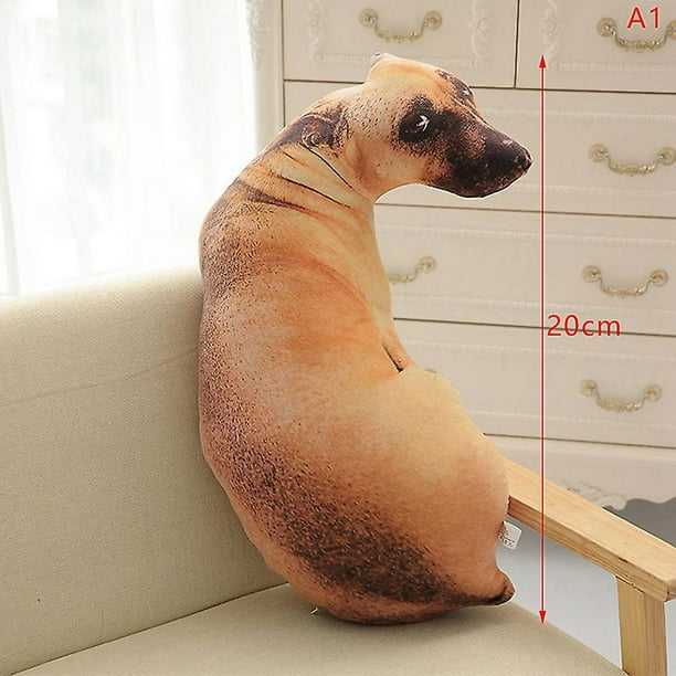 Peluche Patrulla Canina Almohada De Perro 3D Realista Cojín