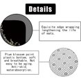 thumbnail image 6 of 4PCS Music Shower Curtain Set, Musical Notes Luxury Modern Bathroom Decor, Waterproof Fabric Black Shower Curtain, Non-slip Bath Mat Toilet Rug, Gifts for Music Lover Musician, Gold Microphone, 6 of 8