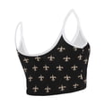 thumbnail image 3 of Women's Concepts Sport Black New Orleans Saints Gauge Lounge Bralette, 3 of 3