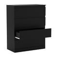 Brindle 4Drawer Dresser, Black Oak, by Hillsdale Living Essentials