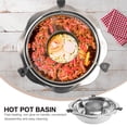 thumbnail image 4 of TAILTOSS 1Pack 39X11CM Hot Pot with Lifting Drainage and Rotating Function for Enhanced Cooking, 4 of 7