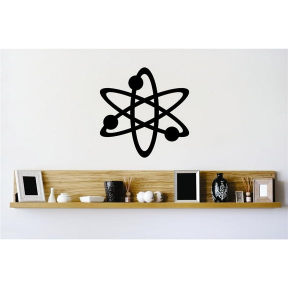 Living Room Art Atoms Science School Classroom 20x20"