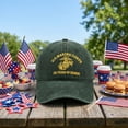 thumbnail image 4 of 250th Anniversary Cap Vintage Washed Embroidered USMC Hat 250 Years of Honor Adjustable Patriotic Baseball Cap, 4 of 5