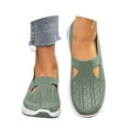 thumbnail image 3 of Chaussures Décontractées pour Femmes Respirantes à Enfiler Chaussures Décontractées pour Femmes Chaussures Décontractées en Maille Haute à Talons Bas Confortables Chaussures de Marche Décontractées pour Femmes, 3 of 9