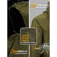 thumbnail image 4 of Off Road Ventures Men Rain Jacket Waterproof Hood Packable Lightweight Raincoat for Fishing Golf, 4 of 7