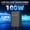 100w, variant on Low Voltage Landscape Transformer 60W 120V AC to 12V/14V AC, Outdoor Lighting Transformer with Timer, Photocell, 2 Zones