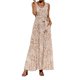thumbnail image 5 of Txlixc Vestido de verano femenino sin mangas vestido de leopardo de cuello V profundo con bolsillos Txlixc moda, 5 of 7