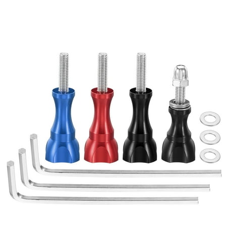 

Uxcell Aluminum Thumbscrews 1set M5 19mm/18.5mm Camera Rotating Knob