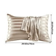 thumbnail image 3 of RFUGUG 2-Pack Luxury Silk Pillowcases - Premium 20*30in Satin Smooth Covers, Hypoallergenic, Anti-Aging & Anti-Hair Frizz, Elegant Gift for Her, Machine Washable, Queen Size, 3 of 6