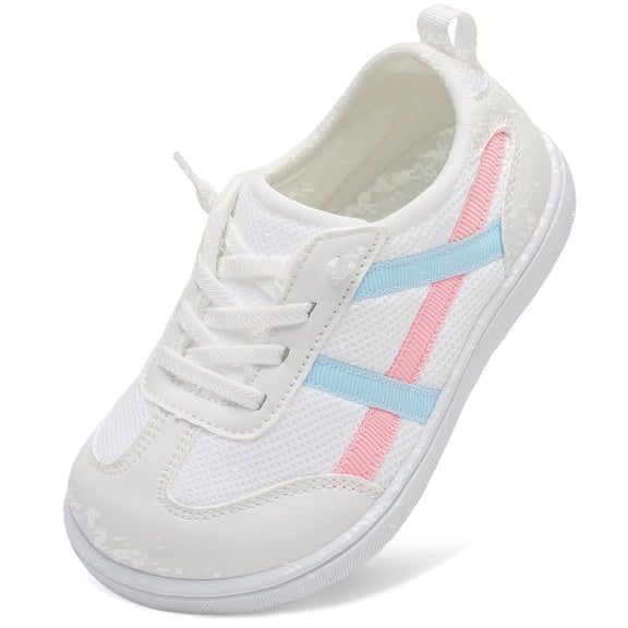 Toddler Shoes Boys Girls Wide Shoes Slip on Casual Sneakers White 9 Toddler