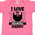 thumbnail image 4 of Inktastic I Love My Bearded Daddy with Beard Silhouette Boys or Girls Baby Bodysuit, 4 of 5