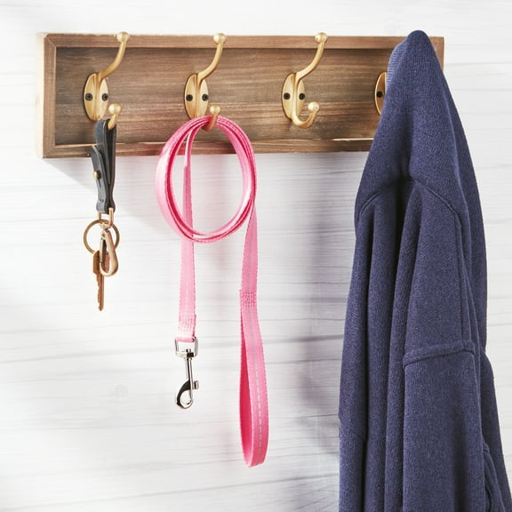 Vibrant Life Reflective Polyester Dog Leash, Pink, Medium, 5 feet