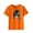 Orange, variant on Riecok Summer Shirts for Girls Boy Crewneck Short Sleeve Comfortable Shirt Kids Clothes Toddler Kids Girls 2025 Casual Loose Shirts Black 3 T