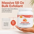 thumbnail image 6 of SPA REDI Sugar Scrub - Exfoliating, Moisturizing, Hydrating and Nourishing, Glow, Polish, Smooth and Fresh Skin - Body Exfoliator, Mandarin - 58 Oz, 6 of 7