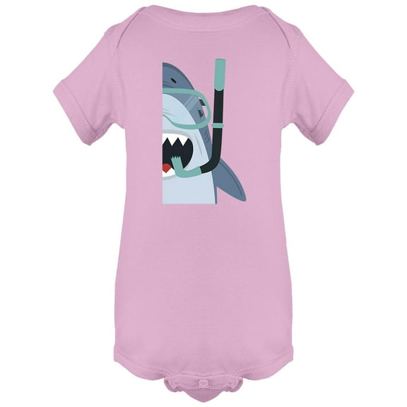 Scuba Shark Bodysuit Infant -Image by Shutterstock,  6 Months