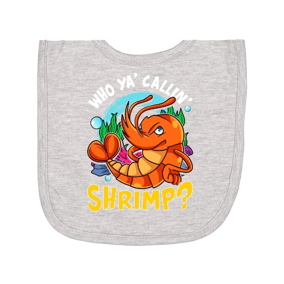 Inktastic Funny Shrimp Baby Newborn Bib