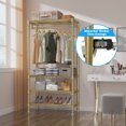 thumbnail image 6 of VIPEK V1S Wire Garment Rack Heavy Duty Clothes Rack , Max Load 500LBS, Gold, 6 of 8
