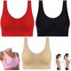 thumbnail image 1 of Cozycurve Sujetador sin costuras, sujetadores deportivos suaves y cómodos antiflacidez para mujer, sujetador push up que suaviza la espalda, 1 of 6