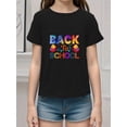 thumbnail image 1 of Back-to-School Breathable & Comfy Girls' T-Shirt - Casual Crew Neck, Short Sleeve with Fun Print, Perfect for Spring/Summer/Fall, 1 of 7