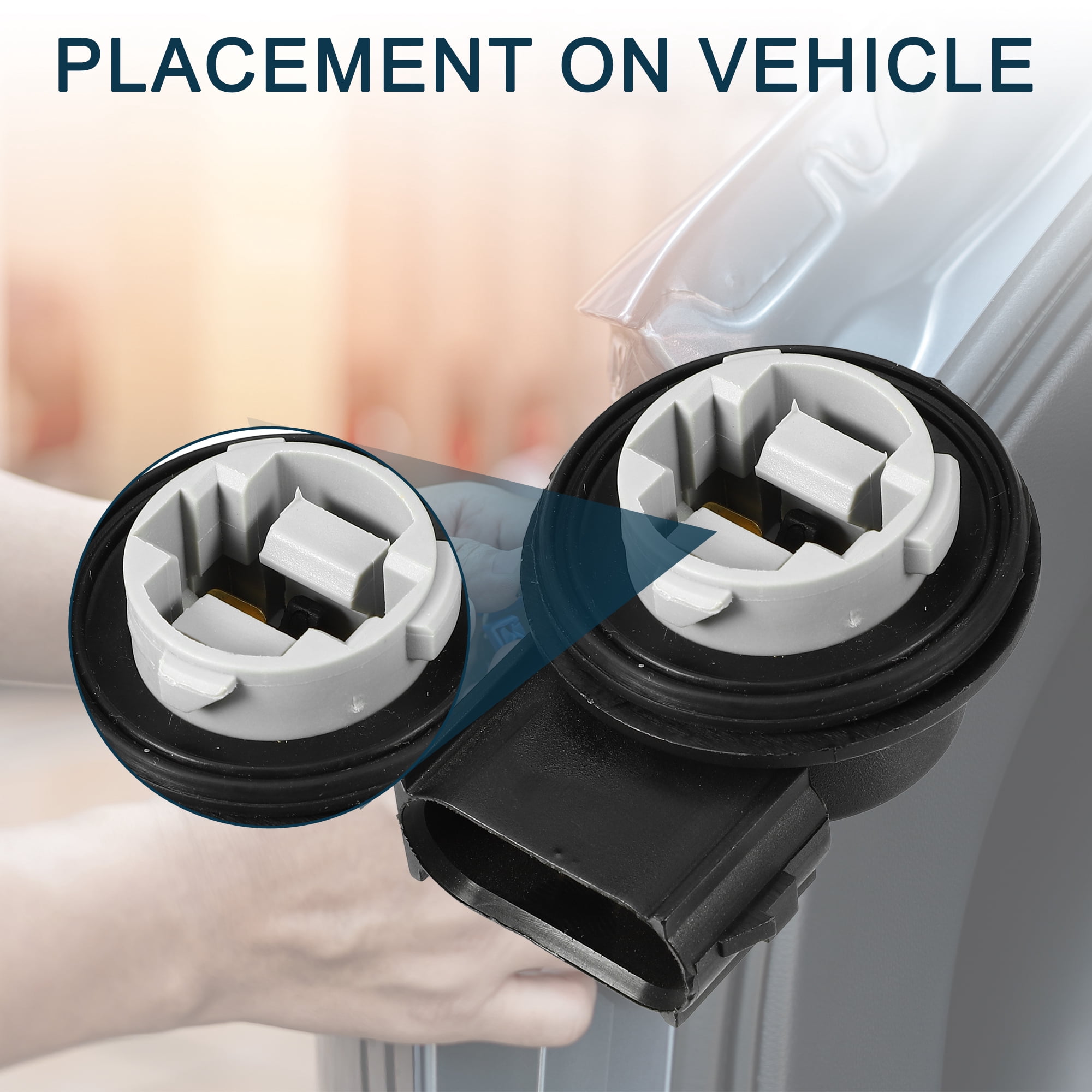 Unique Bargains Turn Signal Tail Light Socket for Ford Focus 3Pins 2U5Z13411BB/F17B13411AB
