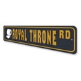 thumbnail image 4 of Royal Throne Aluminum Metal Decor Sign - 4x18 inches, 4 of 4