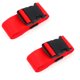 thumbnail image 1 of Apuakthei Juego de correas para equipaje, correas para maletas, correas para maletas, identificación personalizada, accesorios de viaje ajustables antideslizantes (rojo, juego de 2), 1 of 5