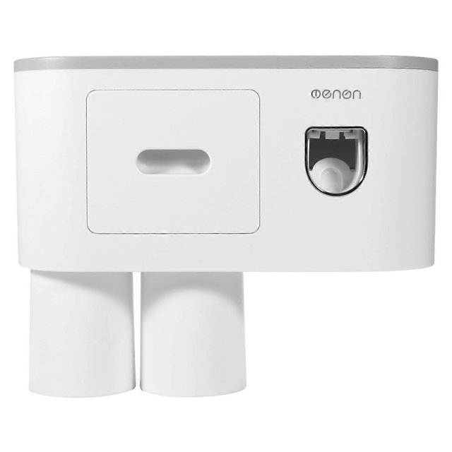 Toothbrush Holders Wall Mounted Gargle Rack Automatic Toothpaste Dispenser Wall Mounted Toothbrush Cup Holder Set Bathroom