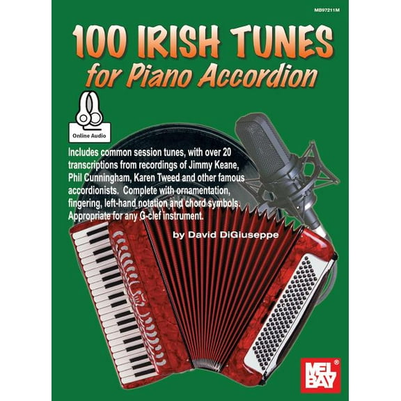 100 Irish Tunes for Piano Accordion, (Paperback)