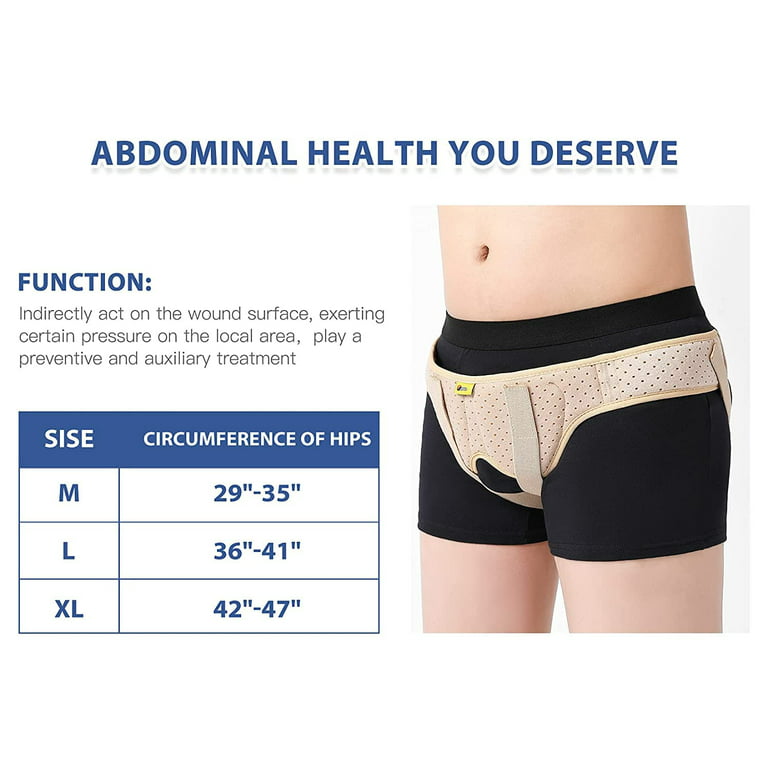 Tenbon Inguinal Hernia Belt for Men and Women for Single/Double