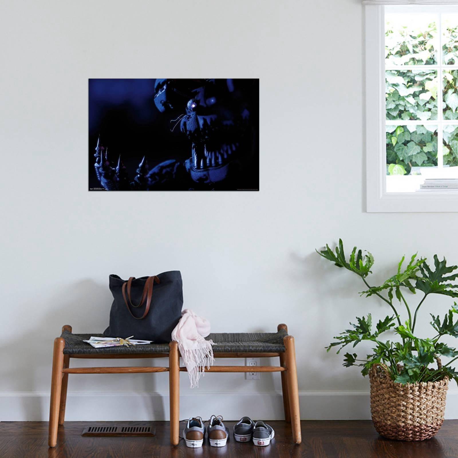 Five Nights at Freddy's - Nightmare Bonnie Canvas Wall Poster, 22.375" x 34"