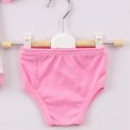 thumbnail image 4 of Xudanell Infant Outfits for Girls Short Sleeve Baby Clothes 8 Piece Set Romper Pants Headband Socks Bib Newborn Pink 0-3 Months, 4 of 7
