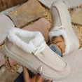 thumbnail image 2 of Mfakffe Womens Winter Ankle Boots Lace Up Round Toe Warm Flat Shoes Cozy Cold Weather Casual Non Slip Snow Booties, 2 of 5
