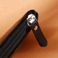 thumbnail image 4 of Leather Coin Purse Pouch with Zipper, Small Change Wallet for Men Women, Compact Card Holder Key Pouch for Coins Cash Cards, Gift for Him Her,Black,coin purse, 4 of 5