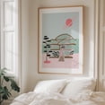 thumbnail image 6 of Off planet house - Illustration Mid-Century Modern Space Architecture Surrealism Geometric Modern Art Retro Unframed Wall Art Print 20 x 24 inches, 6 of 13