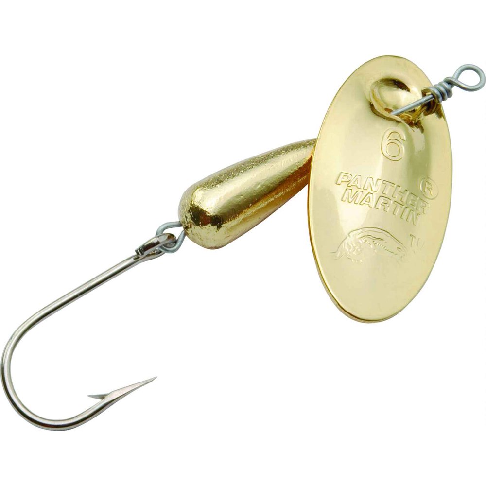 Panther Martin 4PMAGSH Sure Shot All Gold Single Hook Spinner size 4