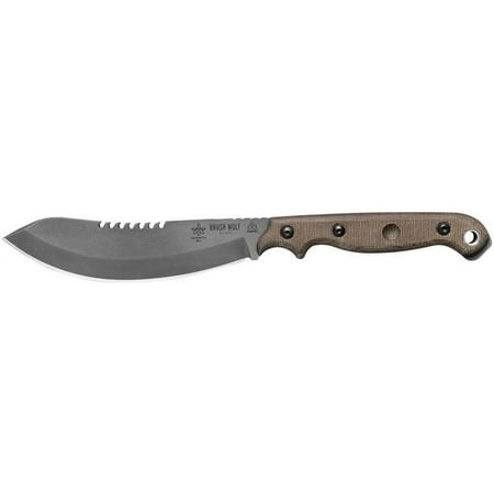 Knives Brush Fixed Blade Knife with Leather Sheath