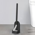 thumbnail image 2 of Escobilla de Baño de Silicona con Diseño de Club de Golf - Cabezal de Cerdas Flexibles de TPR, Secado Rápido, Limpieza de WC de 360º - Incluye Portaescobillas Antigoteo, Montaje en Pared o Suelo, 2 of 5