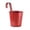Red, variant on Vintage Metal Hanging Flower Pot, Detachable Hook Railing Planter, Balcony Fence Bucket For Succulent Herb Plants(Light Green)