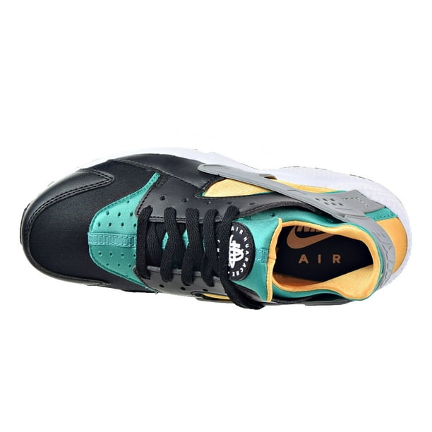 cuscús práctica bolígrafo Nike Air Huarache Men's Shoes Black/White/Emerald/Resin 318429-018 -  Walmart.com