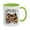 Green, variant on Diy Photo Custom Coffee Mug 11Oz Personalized Ceramic Mug Double-Sided Print Coffee Cup Dishwasher Microwave Safe Mug(Blue-325Ml)