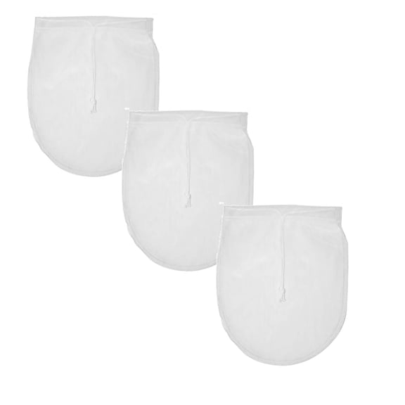 3PCS Nut Milk Bag, Clearance, Reusable 12" x 10" Cheesecloth Bags for Straining Almond/Soy Milk Greek Yogurt Strainer Milk Nut Bag for Cold Brew Coffee Tea Beer Juice Fine Nylon Mesh Cheese Cloth
