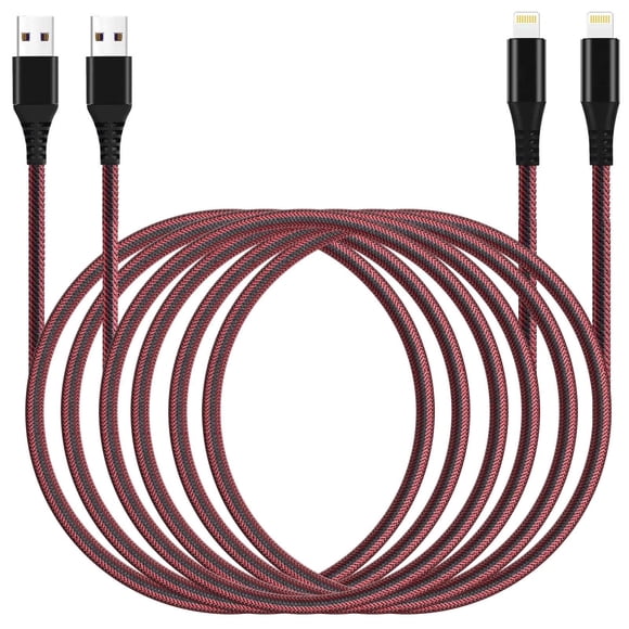 Cable de carga BSTOEM de 10 pies para iPhone 14/13/12/11 Pro/X/Xs Max/XR