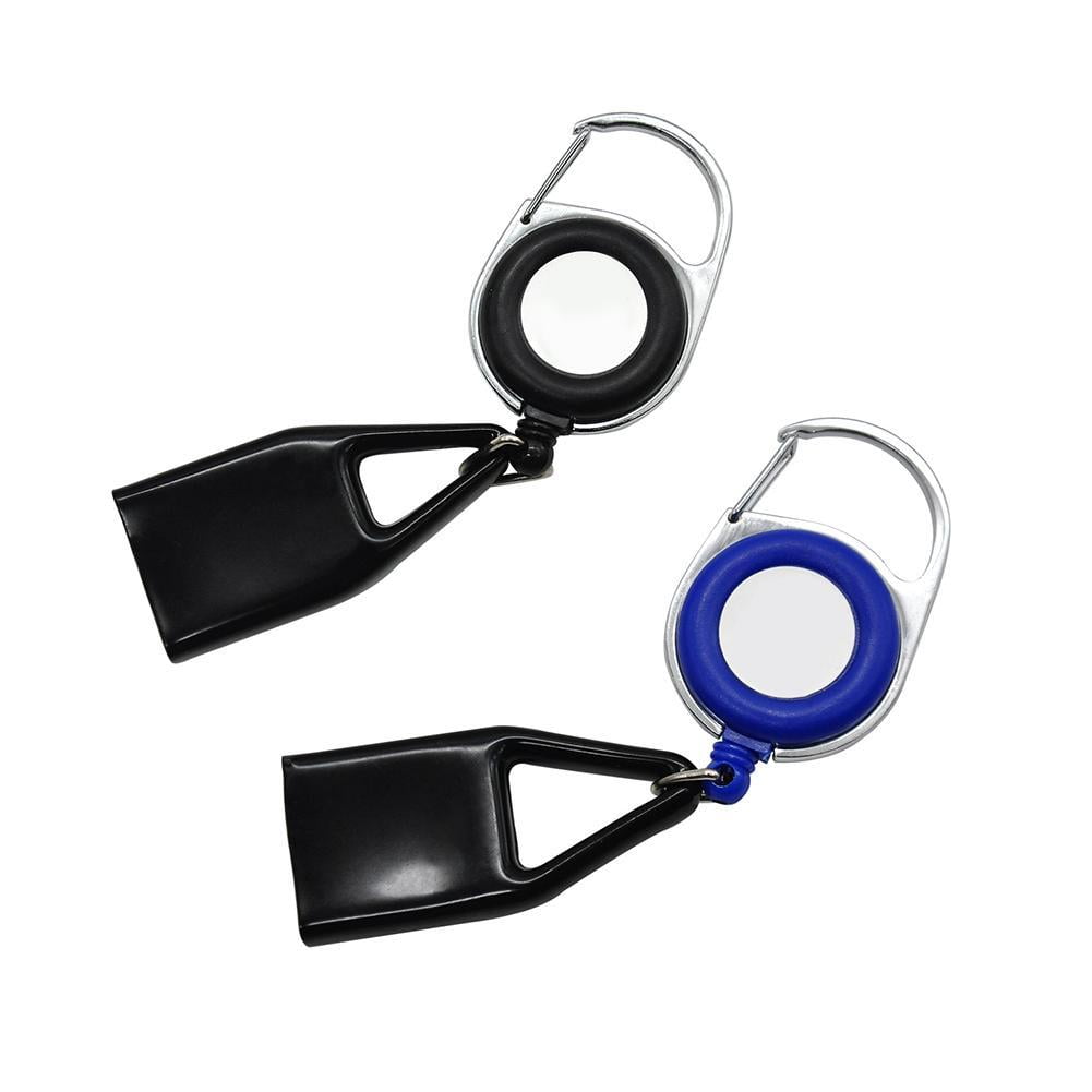 2Pcs Lighter Leash Safe Stash Clip Retractable Keychain Lighter Holder