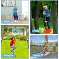 thumbnail image 3 of RedSwing Climbing Rope with Platforms and Disc Swing Seat Set Playground Accessories, Tree Swing for Kids with Hanging Strap and Snap Hooks, 3 of 9