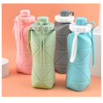 thumbnail image 3 of 600ML Silicone Foldable Water Bottle Portable Soft Water Bottle,B, 3 of 5