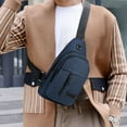 thumbnail image 5 of Crossbody Bag for Womens Mens Multipurpose Sling Bags Chest Shoulder T Sling Purse Strap Travel Bag with Earphone Hole, 5 of 7