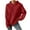Red, variant on ChaoHeng Womens Hoodies Pullover Graphic 50% Off Clear 50% Off Clear,Fashion Women's Casual Long Sleeve Round Neck Ladies Sweatshirts Tops Blouse Plain Hoodie,Khaki,S